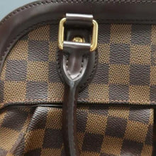 Load image into Gallery viewer, LOUIS VUITTON Trevi Damier Ebene Canvas Satchel Bag Brown