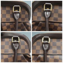 Load image into Gallery viewer, LOUIS VUITTON Trevi Damier Ebene Canvas Satchel Bag Brown