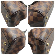 Load image into Gallery viewer, LOUIS VUITTON Trevi Damier Ebene Canvas Satchel Bag Brown