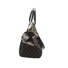 Load image into Gallery viewer, LOUIS VUITTON Trevi Damier Ebene Canvas Satchel Bag Brown