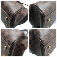 Load image into Gallery viewer, LOUIS VUITTON Trevi Damier Ebene Canvas Satchel Bag Brown