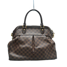 Load image into Gallery viewer, Louis Vuitton Trevi Damier Ebene Canvas Satchel Bag Brown