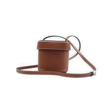 Load image into Gallery viewer, Celine Triomphe Mini Leather Shoulder Bag Brown