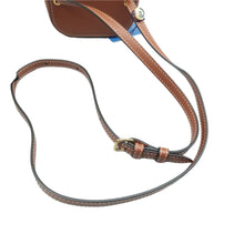 Load image into Gallery viewer, Celine Triomphe Mini Leather Shoulder Bag Brown