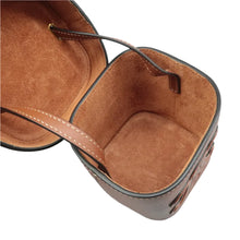 Load image into Gallery viewer, Celine Triomphe Mini Leather Shoulder Bag Brown