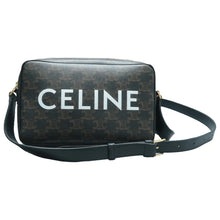 Load image into Gallery viewer, CELINE Triomphe Canvas Shoulder Bag Brown