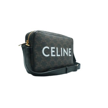 Load image into Gallery viewer, CELINE Triomphe Canvas Shoulder Bag Brown