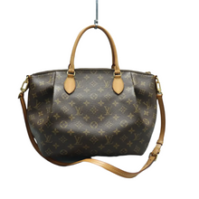Load image into Gallery viewer, Louis Vuitton Turenne Monogram Canvas Satchel Bag Brown