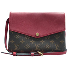 Load image into Gallery viewer, Louis Vuitton Twice Pochette Monogram Shoulder Bag Brown