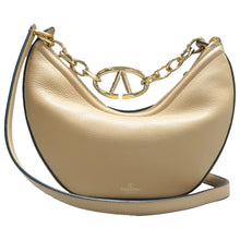 Load image into Gallery viewer, Valentino Garavani  VLogo Moon Leather Shoulder Bag Beige