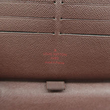 Load image into Gallery viewer, LOUIS VUITTON Zippy Damier Ebene Canvas Wallet Brown