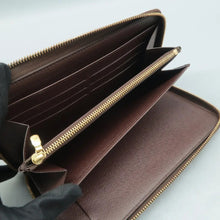Load image into Gallery viewer, LOUIS VUITTON Zippy Damier Ebene Canvas Wallet Brown