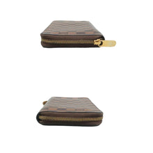 Load image into Gallery viewer, LOUIS VUITTON Zippy Damier Ebene Canvas Wallet Brown
