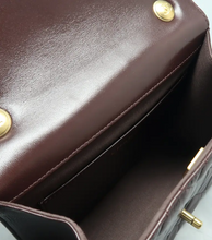 Load image into Gallery viewer, Chanel Leather Shoulder Bag Burgundy