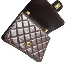 Load image into Gallery viewer, Chanel Leather Shoulder Bag Burgundy
