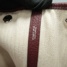 Load image into Gallery viewer, Hermes Garden Party 36 MM Leather Totes Burgundy