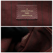 Load image into Gallery viewer, LOUIS VUITTON Lumineuse Monogram Leather Satchel Bag Burgundy