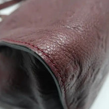 Load image into Gallery viewer, LOUIS VUITTON Lumineuse Monogram Leather Satchel Bag Burgundy