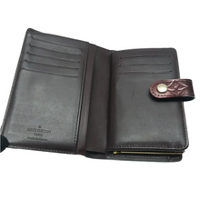 Load image into Gallery viewer, Louis Vuitton Monogram Leather Wallet Burgundy
