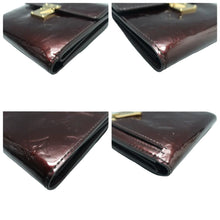 Load image into Gallery viewer, Louis Vuitton Patent Leather Wallet Burgundy