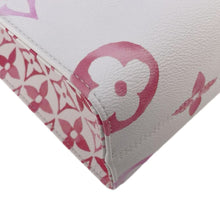 Load image into Gallery viewer, LOUIS VUITTON Onthego PM By The Pool Giant Monogram Canvas Tote Bag Pink