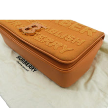 Load image into Gallery viewer, BURBERRY Horseferry Print Lola Canvas Leather Shoulder Bag Orange