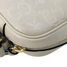 Load image into Gallery viewer, GUCCI GG Star Leather Crossbody Bag Off White 675776