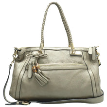 Load image into Gallery viewer, GUCCI Bella Leather Satchel Gold