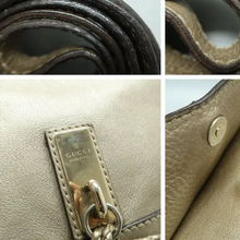 Load image into Gallery viewer, GUCCI Champagne Leather Satchel Bag