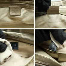 Load image into Gallery viewer, GUCCI Champagne Leather Satchel Bag