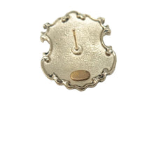 Load image into Gallery viewer, Chanel Metal Paris Dallas Sheriff Badge Stud Earrings Gold