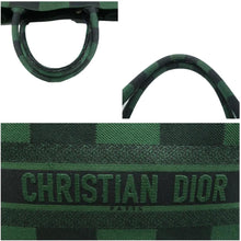 Load image into Gallery viewer, Dior Book Cloth Tote Bag Green