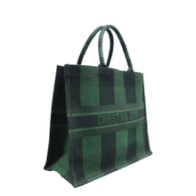 Load image into Gallery viewer, Dior Book Cloth Tote Bag Green