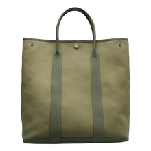 Load image into Gallery viewer, HERMES Garden Party Fabric Tote Bag Green