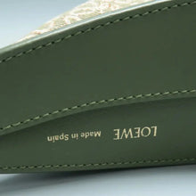 Load image into Gallery viewer, Loewe Luna Fabric Shoulder Bag Green
