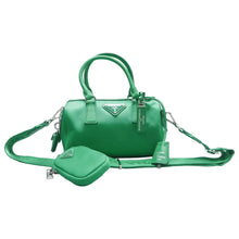 Load image into Gallery viewer, PRADA Nylon Satchel Bag Green