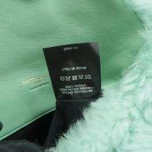 Load image into Gallery viewer, Yves Saint Laurent Small Loulou Puffer Shearling Pouch Iced Mint