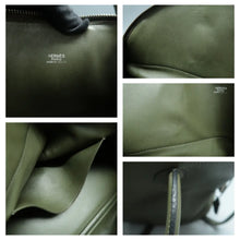 Load image into Gallery viewer, Hermès Bolide Leather Satchel Bag Green