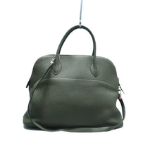 Load image into Gallery viewer, Hermès Bolide Leather Satchel Bag Green