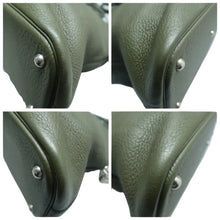 Load image into Gallery viewer, Hermès Bolide Leather Satchel Bag Green