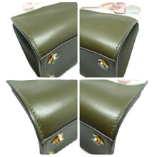 Load image into Gallery viewer, Louis Vuitton City Steamer Leather Satchel Bag Green