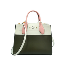 Load image into Gallery viewer, Louis Vuitton City Steamer Leather Satchel Bag Green