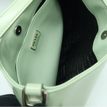 Load image into Gallery viewer, PRADA Cleo Leather Shoulder Bag Green