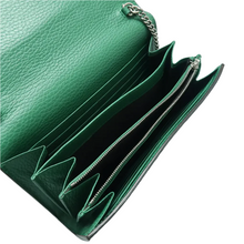 Load image into Gallery viewer, GUCCI Dionysus Chain Wallet Leather Shoulder Bag Green