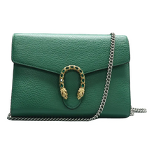 Load image into Gallery viewer, GUCCI Dionysus Chain Wallet Leather Shoulder Bag Green