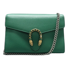 Load image into Gallery viewer, GUCCI Dionysus Leather Shoulder Bag Green
