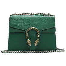 Load image into Gallery viewer, GUCCI Dionysus Leather Shoulder Bag Green