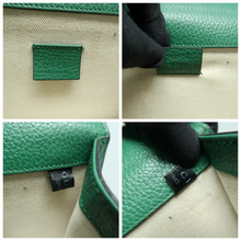 Load image into Gallery viewer, GUCCI Dionysus Leather Shoulder Bag Green