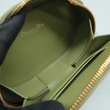 Load image into Gallery viewer, Christian Dior CD Signature Leather Shoulder Bag Green