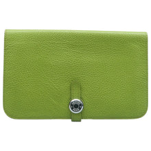 Load image into Gallery viewer, Hermes Dogon Leather Wallet Green